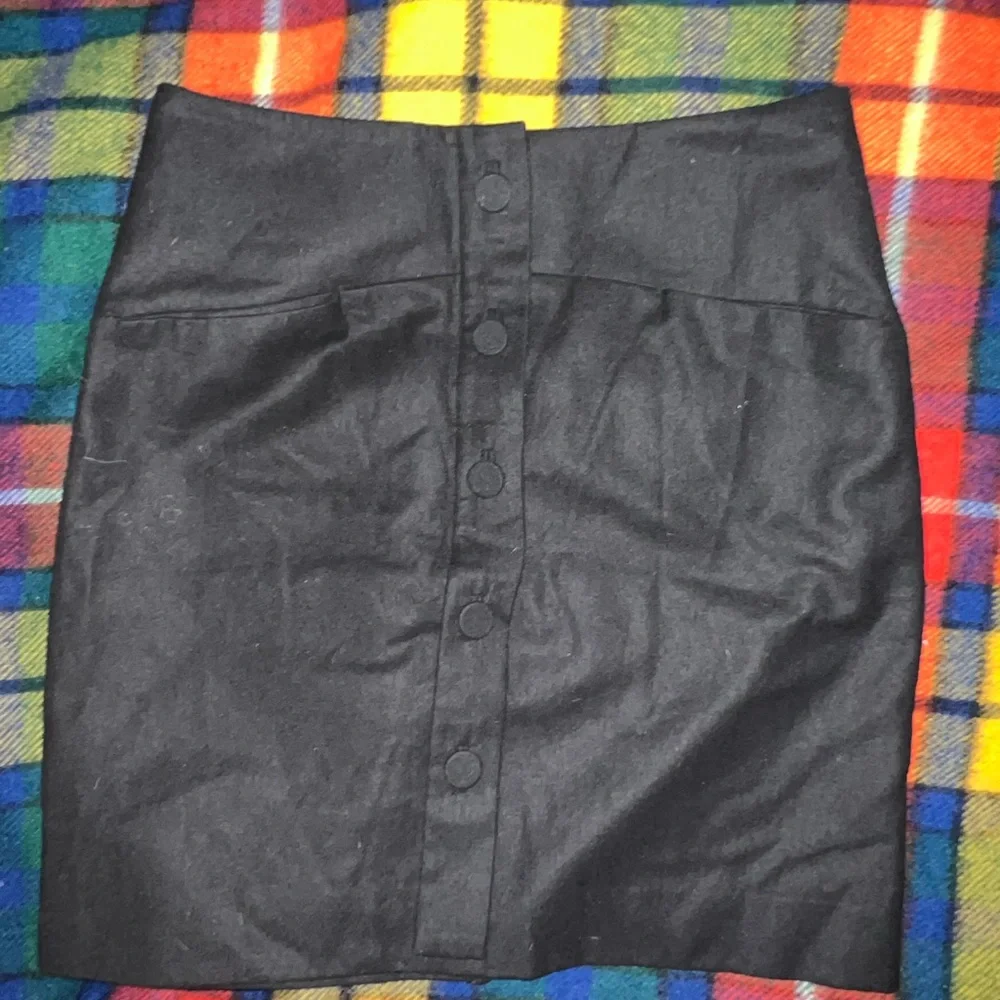 Chloé Vintage Designer Wool Blend Mini Skirt - Picture 3 of 5